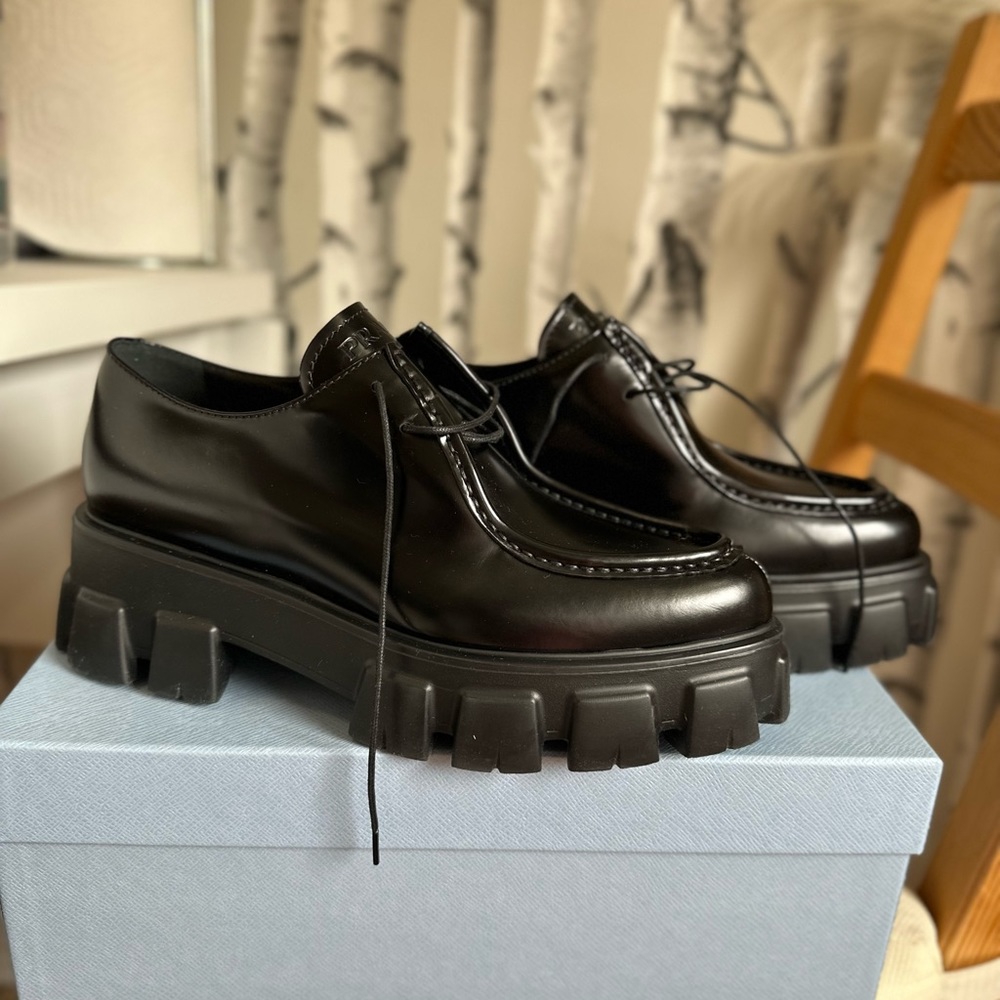 Prada monolith shoes